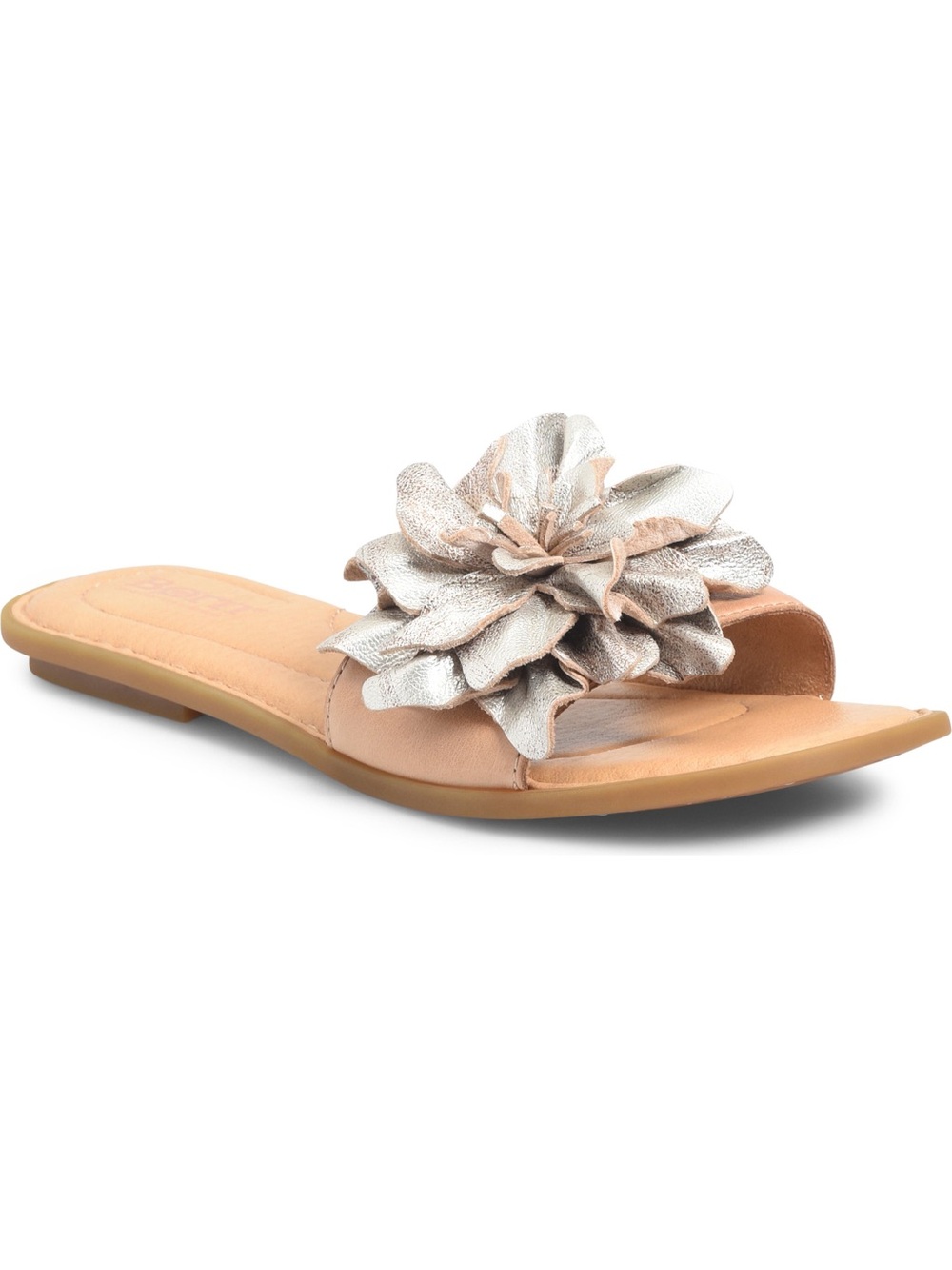 BORN Women's Hibiscus Slide Leather Sandals